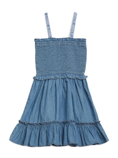 Robe En Jean Ruby ​​Guess (7-14) Délavé Clair