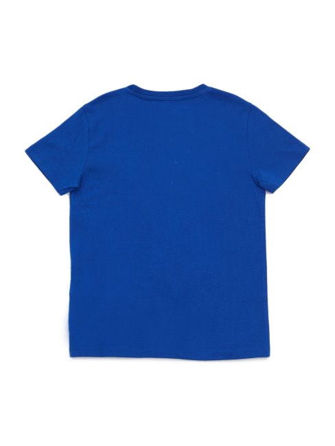 T-shirt Bleu Surf Embossé Guess Rola (7-16)