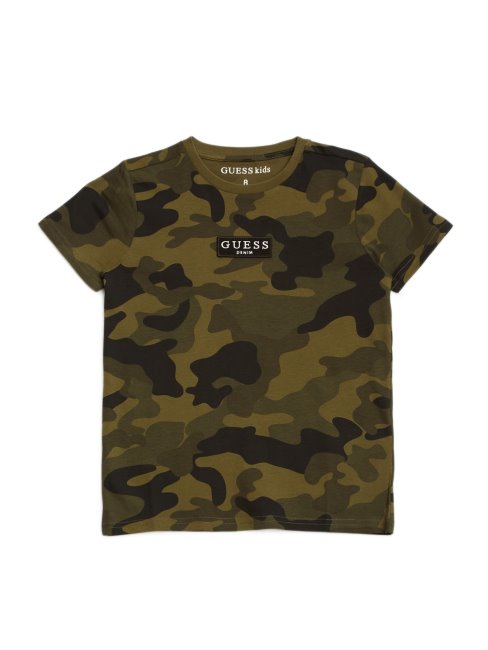 T-shirt Hank Camo à Imprimé Camouflage Original De Guess (7-16)