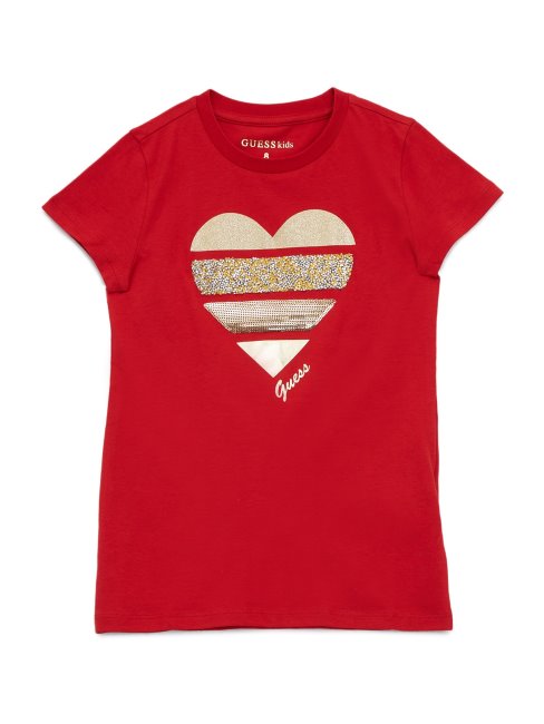 Tee Shirt Crush (7-14) Rugby Rouge Guess