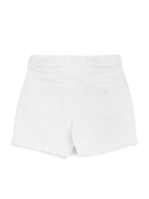 Short En Denim à Découpes Guess Dani True White (2-6)