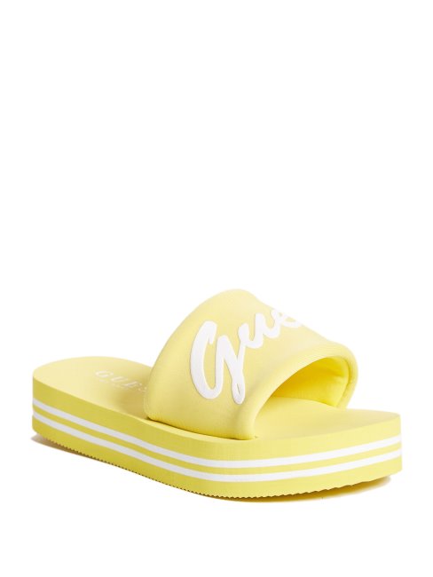 Sandales Jennie Slide Guess Citron