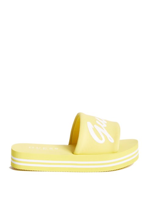 Sandales Jennie Slide Guess Citron