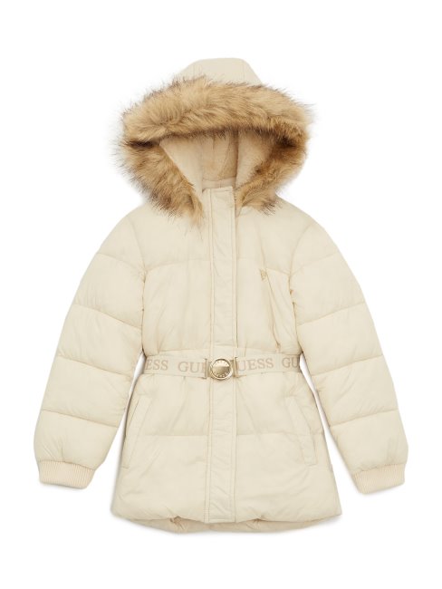 Manteau Bouffant Ceinturé Blissful (7-14) Blush Vanille Guess