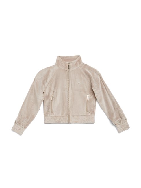 Veste En Velours Eco Uma (7-14) Guess Velours Taupe