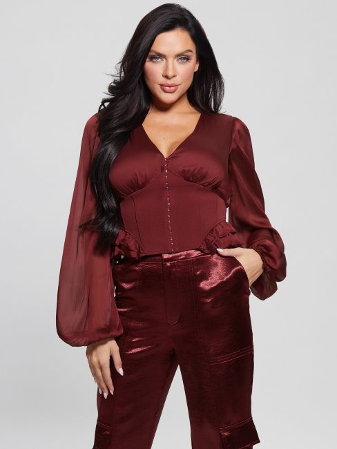 Haut Corset Vin Mystique Devinez Eco Hamiri