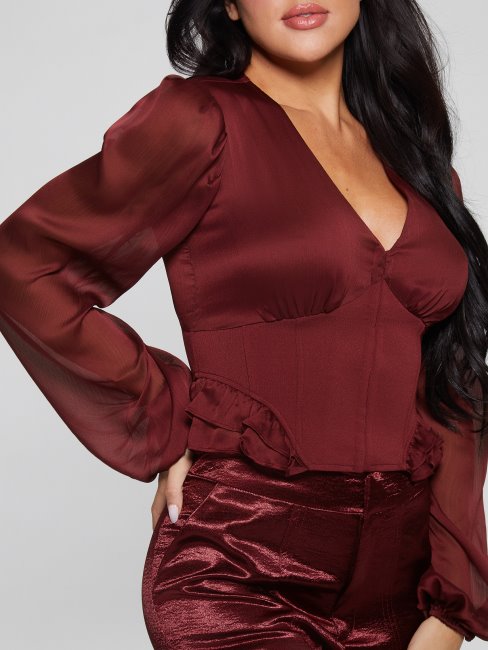 Haut Corset Vin Mystique Devinez Eco Hamiri