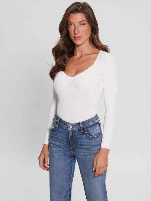 Chandail Sonnet Sweetheart Eco Blanc Colombe