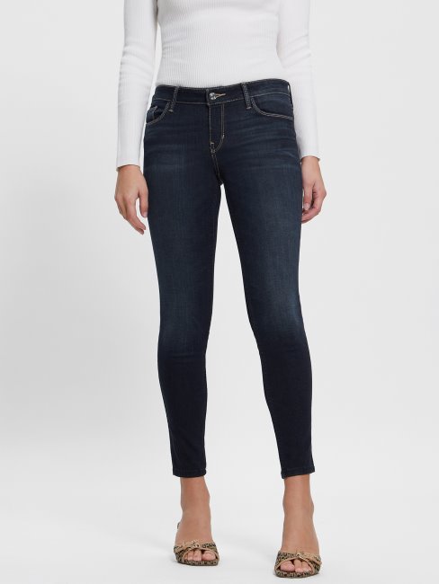 Jean Skinny Power Taille Basse Délavé Kent Guess