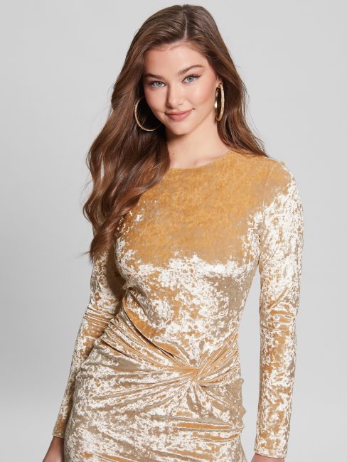 Robe Sophie En Velours Sahara Sahara Guess