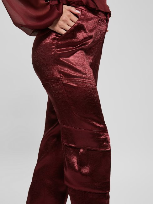 Pantalon Cargo En Satin Eco Soundwave Vin Mystique Deviner