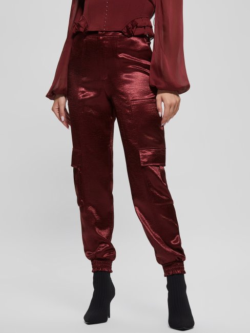 Pantalon Cargo En Satin Eco Soundwave Vin Mystique Deviner