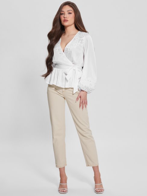 Eco Adora Cache-cœur Blanc Pur Guess