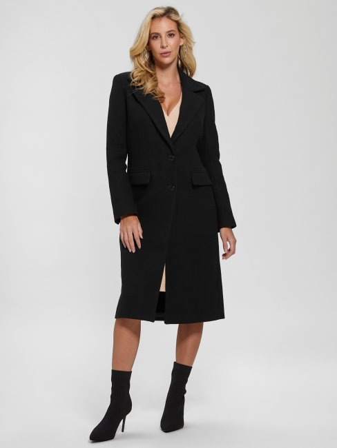 Manteau Laurence Guess Noir De Jais