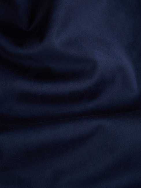 Chemise Western En Faux Suède Bleu Noirci à Marguerites Guess