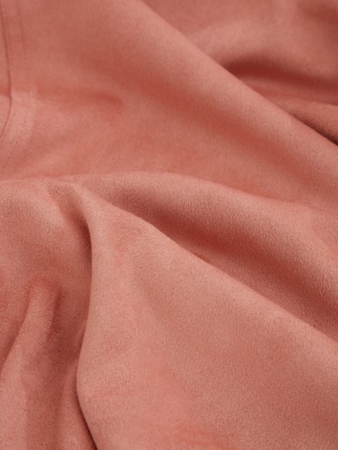 Guess Daisy Nuisette Western En Faux Suède Rose Satiné