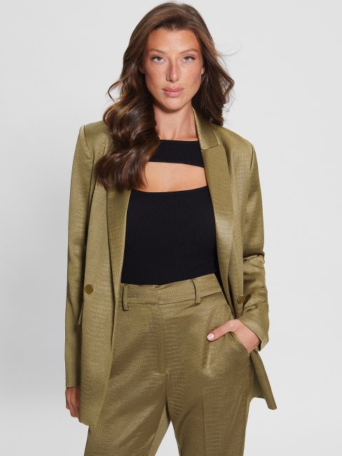 Guess Eco Adriana Blazer Chaud Desert Multi