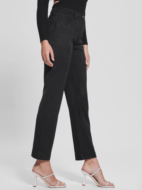 Pantalon Droit Kelly Guess Noir De Jais