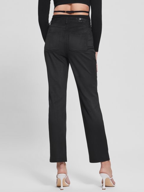 Pantalon Droit Kelly Guess Noir De Jais