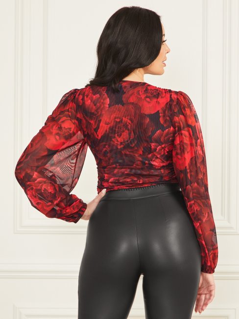 Sofia Body Imprimé Fleur De La Passion Guess