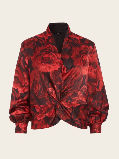 Guess Blouse Daphné Imprimé Fleur De La Passion