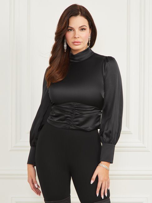 Top Libertin Guess Noir De Jais