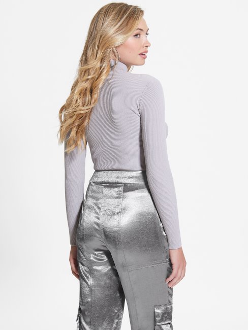 Pull Lea à Sequins Découpés Métallisé Guess