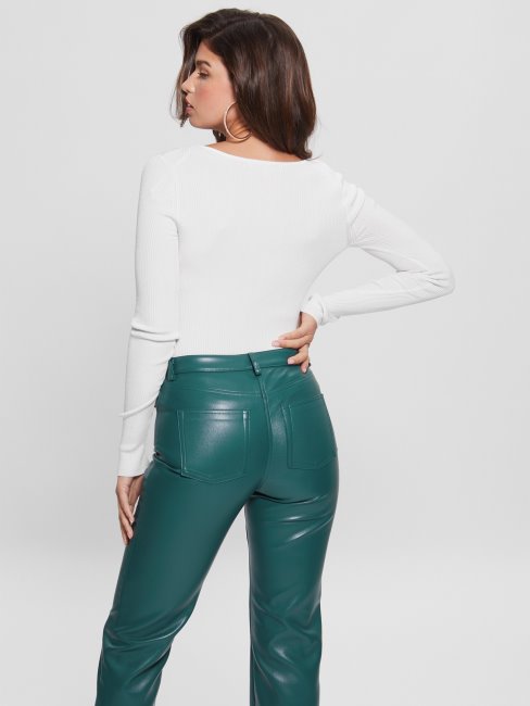 Top Pull Nicole Blanc Crème Deviner