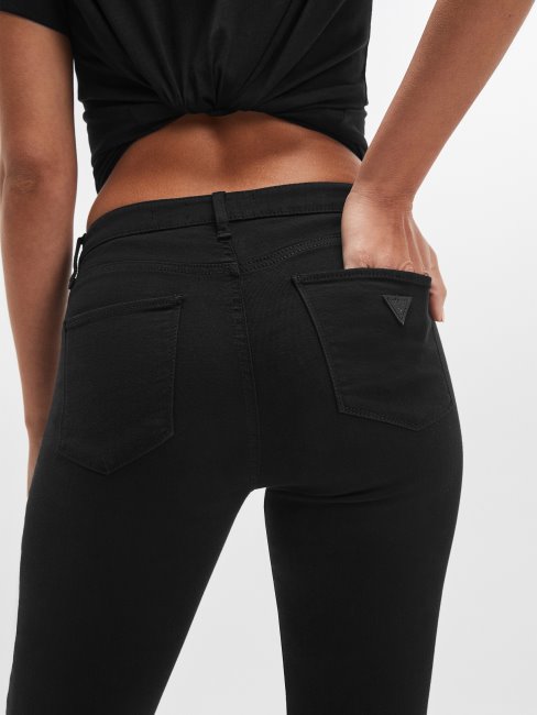 Guess Sexy Curve Jean Skinny Taille Mi-haute Surteint Noir
