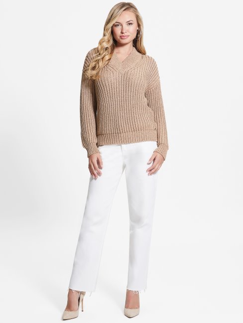 Pull Découpe Lise Dirty Chai Lurex Multi Guess