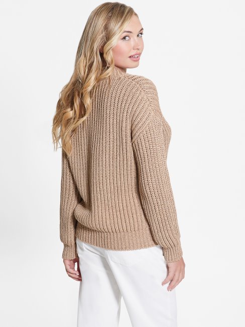 Pull Découpe Lise Dirty Chai Lurex Multi Guess