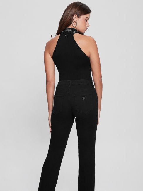 Pull Noir Jet Eco Celeste Miroir Top Guess