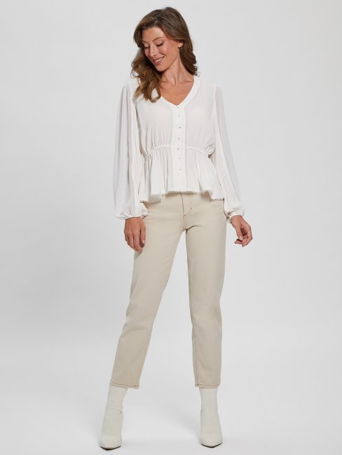 Guess Eco Hera Haut Crème Blanc