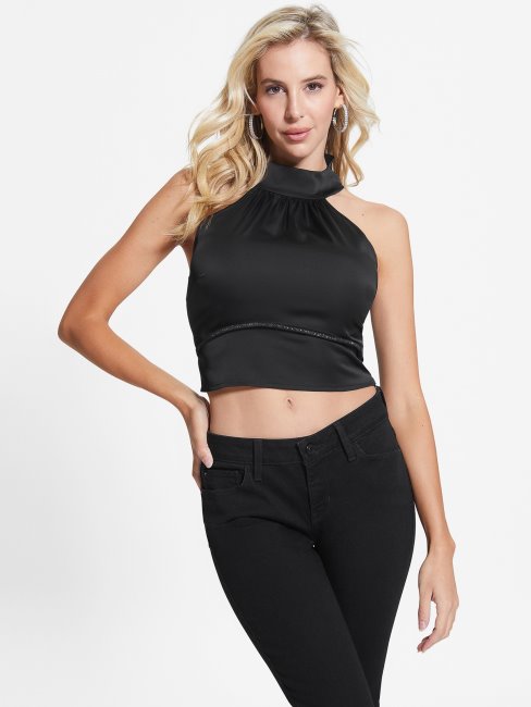 Eco Aria Top Guess Noir De Jais