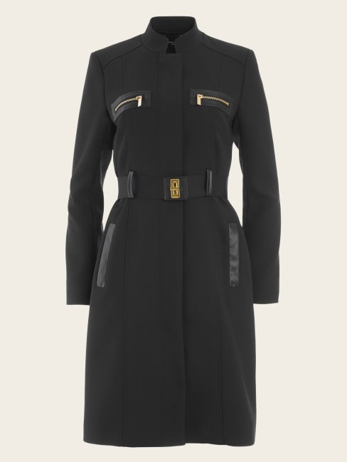 Manteau Guess Louise Noir De Jais