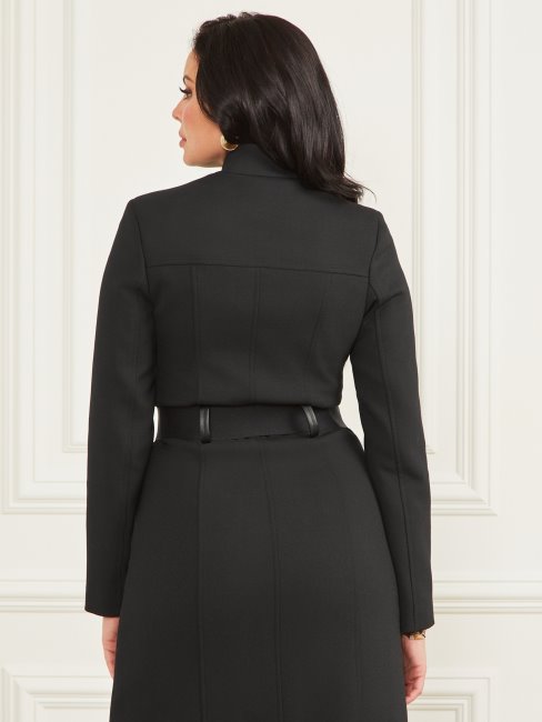 Manteau Guess Louise Noir De Jais