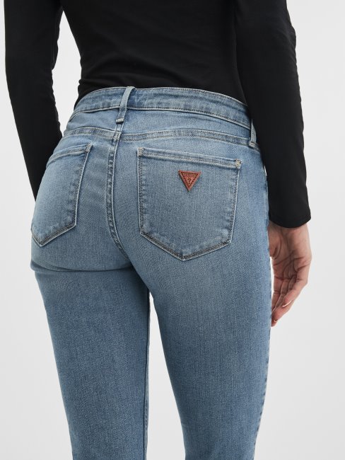 Guess Power Skinny Taille Basse Afina Bleu