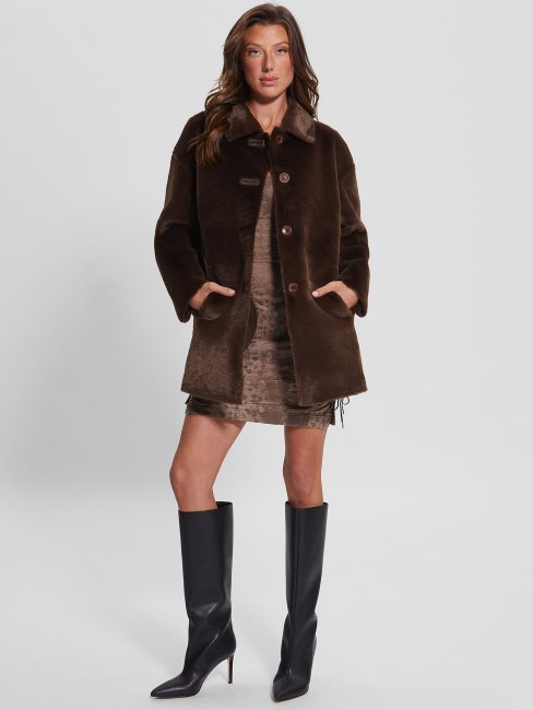 Manteau Réversible Nina Guess New Java Multi