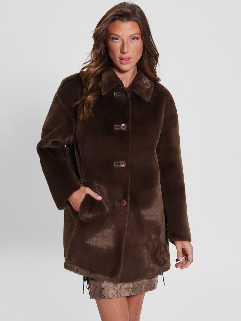 Manteau Réversible Nina Guess New Java Multi