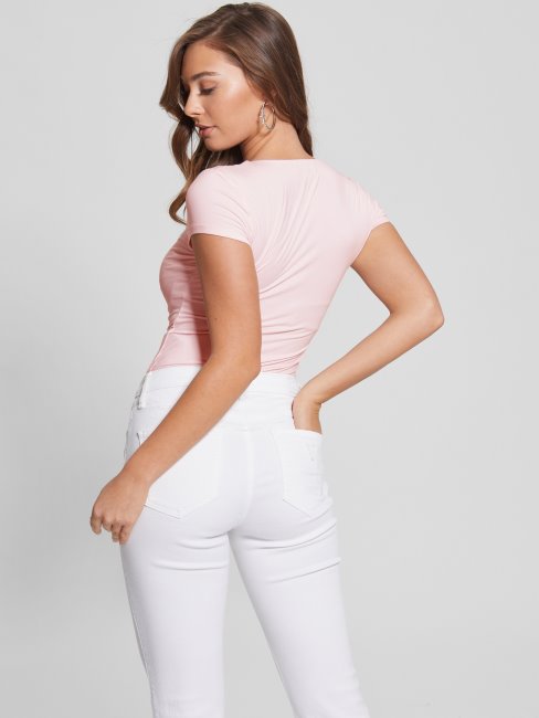 Haut Rose Discret à Fronces Guess Eco Rayla