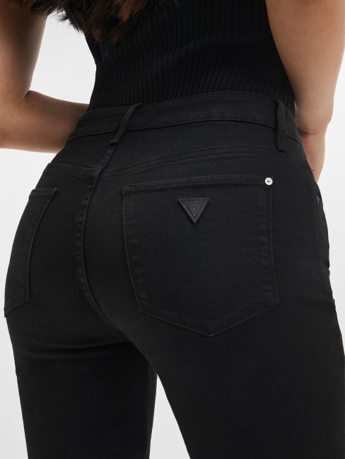 Carrie - Jean Droit Noir Sexy Guess Eco