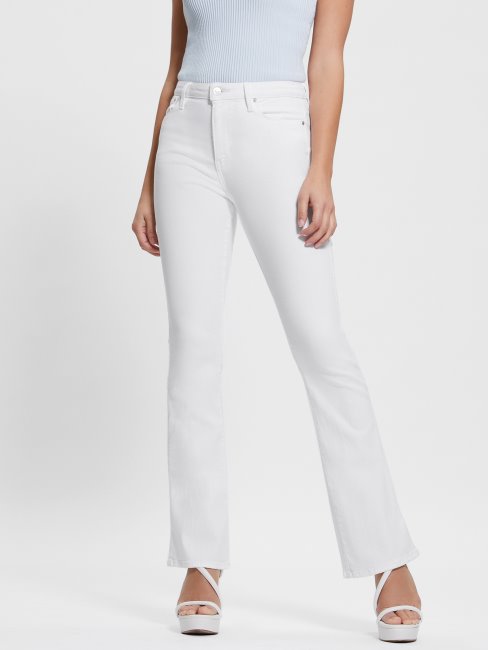 Jean évasé Sexy Blanc Pur Guess