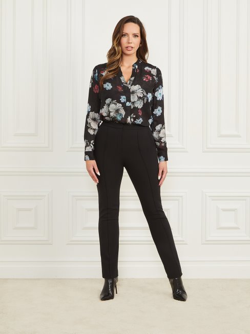 Cynthia Blouse En Soie Imprimée Savage Beauty Print Guess