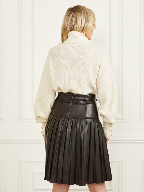 Sandy Shore Elodie Pull Col Montant En Laine Mélangée Guess