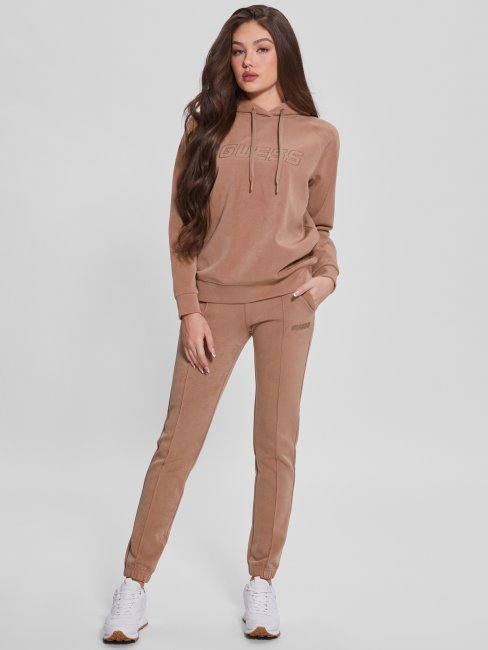 Sweat à Capuche En Suédine Euphemia Blondie Guess