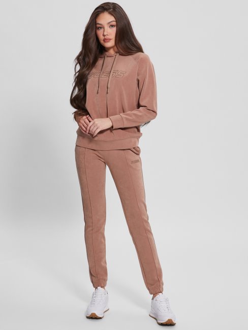 Sweat à Capuche En Suédine Euphemia Blondie Guess