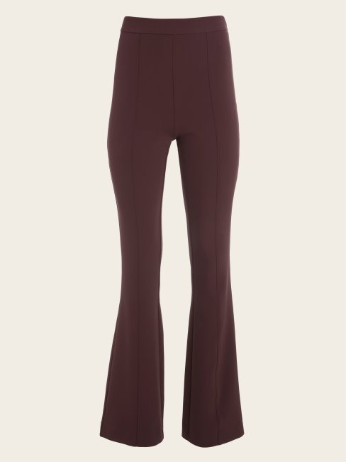 Guess Chloe Pantalon évasé Bourbon Foncé