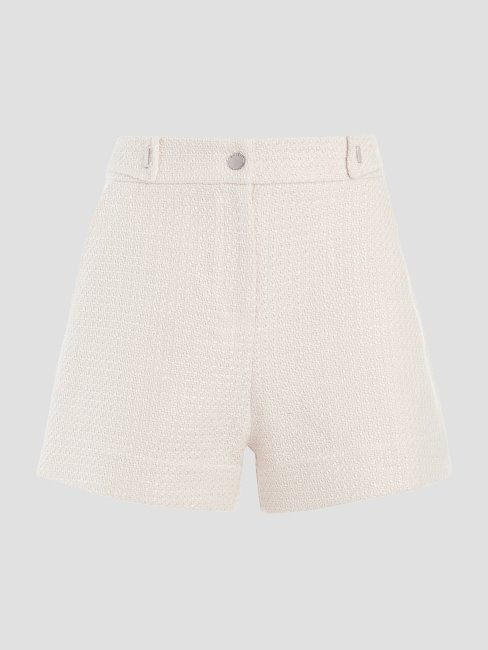 Court Bouclé Melissa Blanc Crème Guess