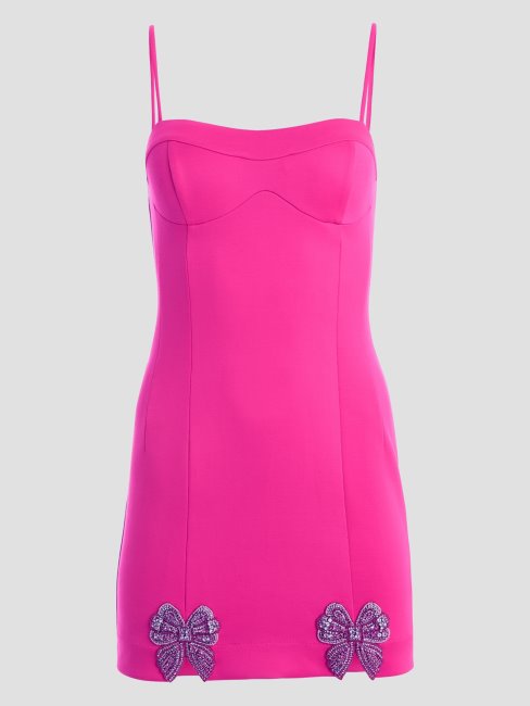 French Rose Multi Guess Eco Natalia Micro Mini Peignoir