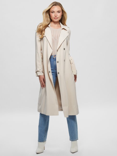 Guess Pearl Oyster Trench Long Stefania